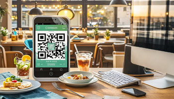 El papel de los códigos QR en los restaurantes.