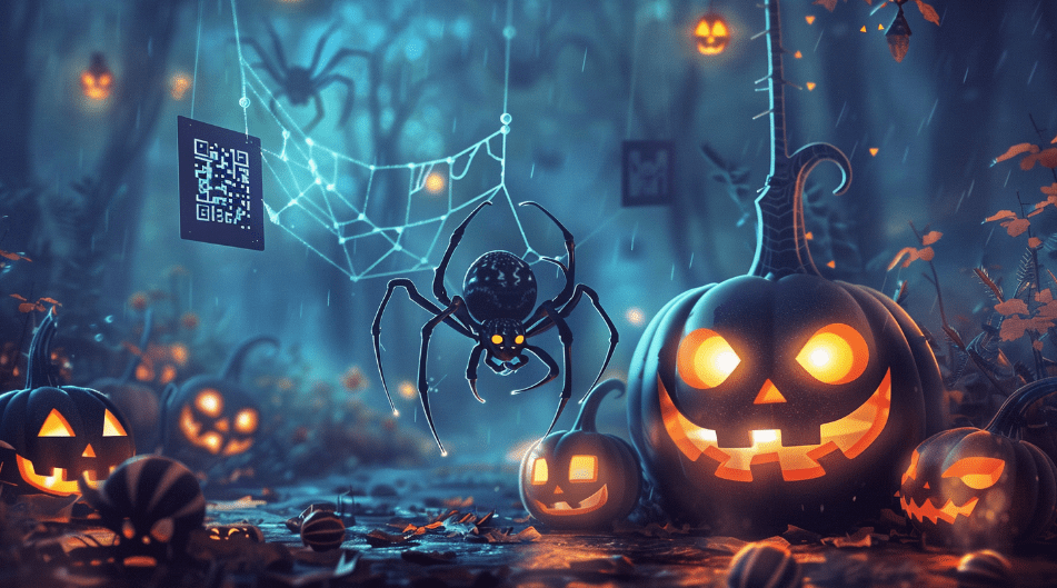 ¡Ya llegó Halloween y los códigos QR están recibiendo un cambio de imagen espeluznante con QRSpider!